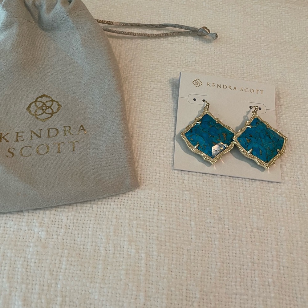 Kendra Scott turquoise earrings